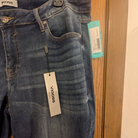 NWT VIGOSS Bootcut Jagger Indigo Jeans-Size 16W - Picture 2 of 5